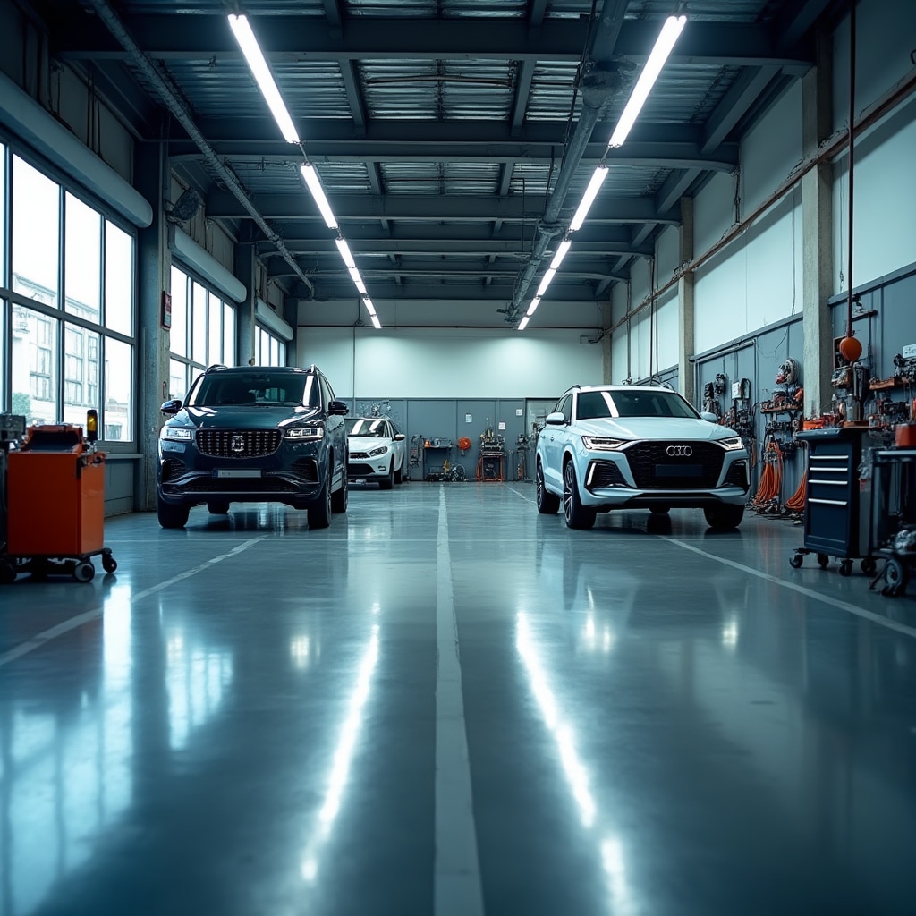 Carrozzeria professionale moderna con attrezzature avanzate