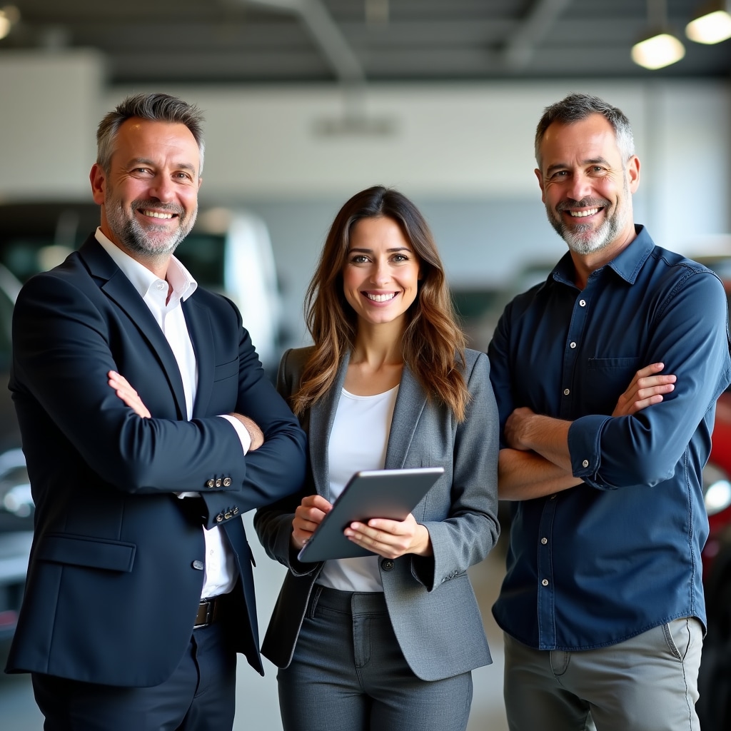 Team di formatori professionisti specializzati in gestione di officine automobilistiche